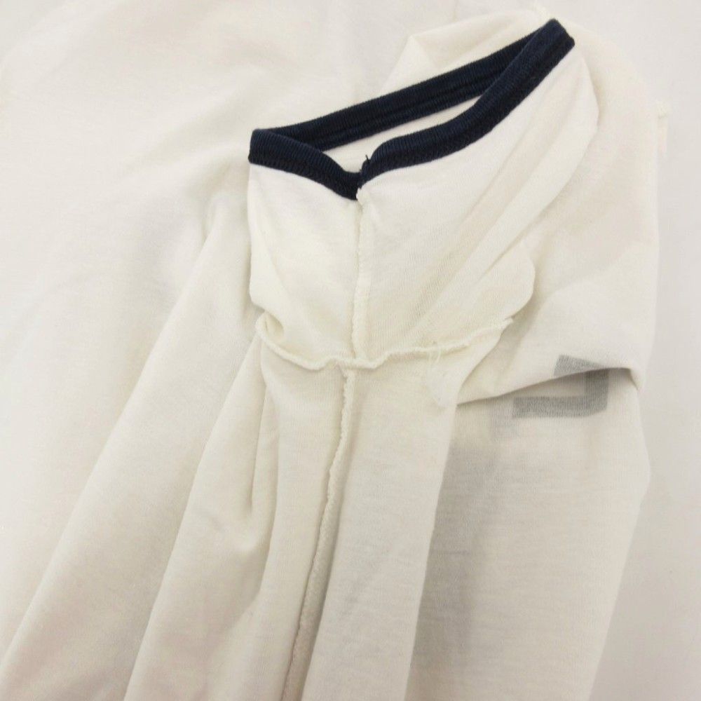 Celine Triomphe Print T-Shirt Cotton Jersey Short Sleeve XS Off White — view 5