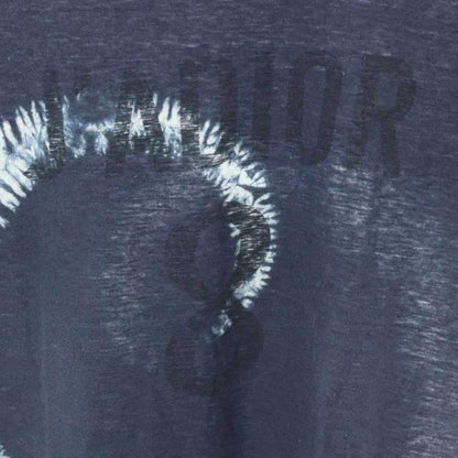 Dior Jadior 8 T-Shirt Short Sleeve Linen Blend Tie Dye S Navy MW — view 6