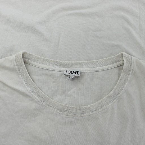 Loewe Anagram Glitch T-Shirt Short Sleeve Crew Neck L Ivory White PP — view 3