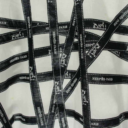 Hermes Bolduc Pattern Martin Margiela Era T-Shirt L White Navy Short Sleeve — view 5