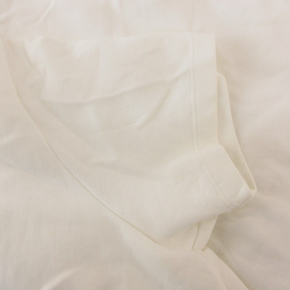 Loewe Top T-Shirt Short Sleeve Anagram Embroidery Logo Kuru Neck White AE — view 5