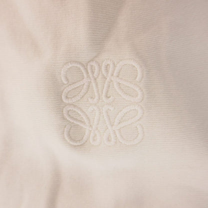 Loewe Top T-Shirt Short Sleeve Anagram Embroidery Logo Kuru Neck White AE — view 6