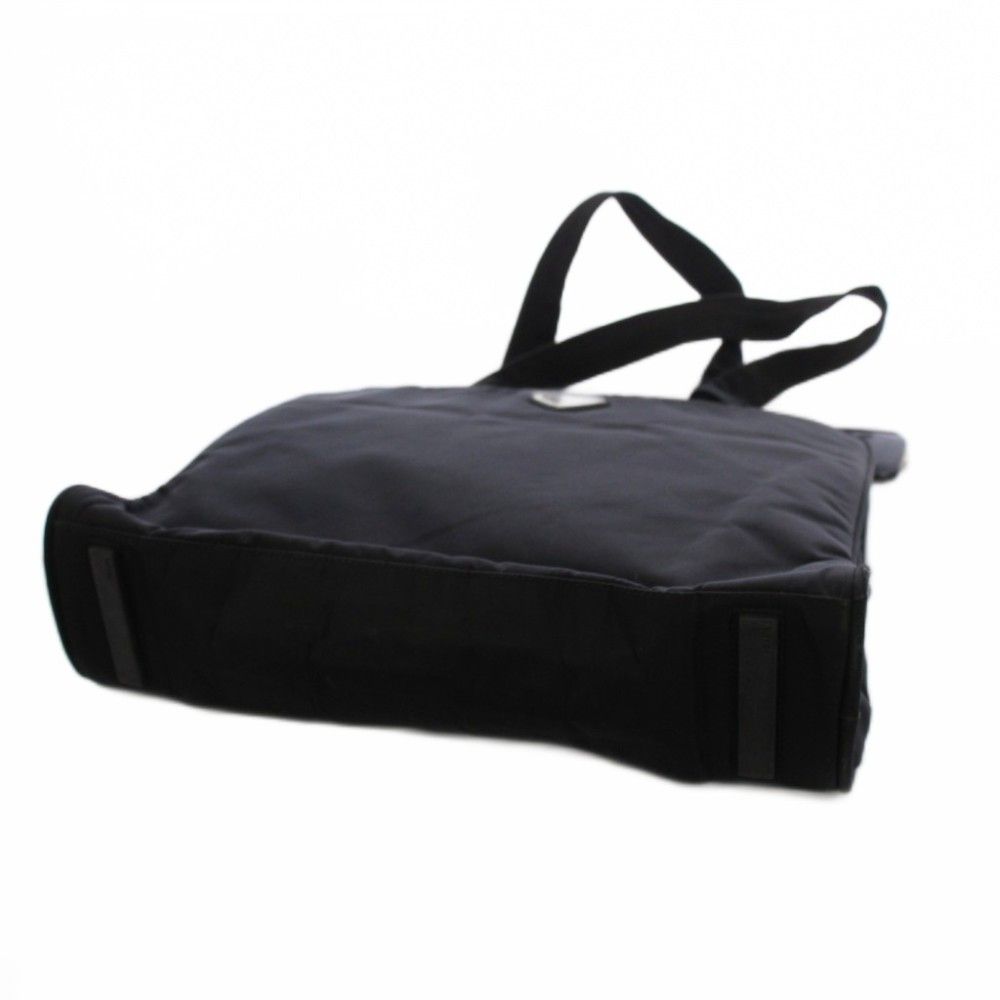 Prada Tote Triangle Plate Logo Nylon Black — view 4