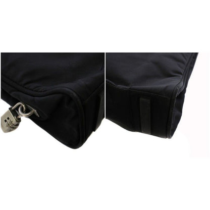 Prada Tote Triangle Plate Logo Nylon Black — view 8