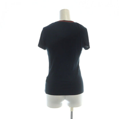 Gucci T-Shirt Short Sleeve Ribbon Sherry Line Logo Light Hands XS Navy — view 2