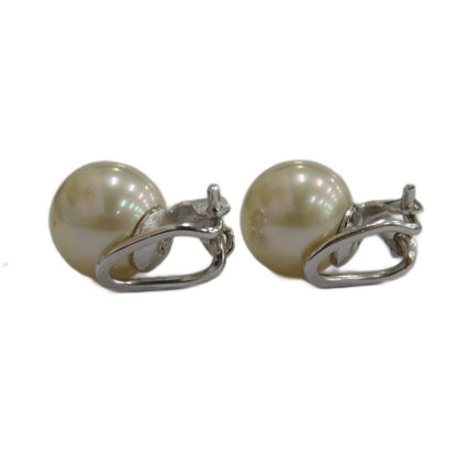 Dior Earrings Faux Pearl White — view 3