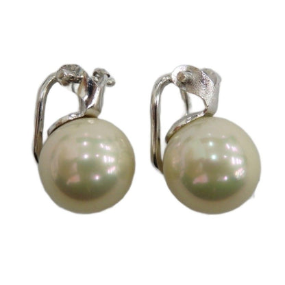 Dior Earrings Faux Pearl White — view 2