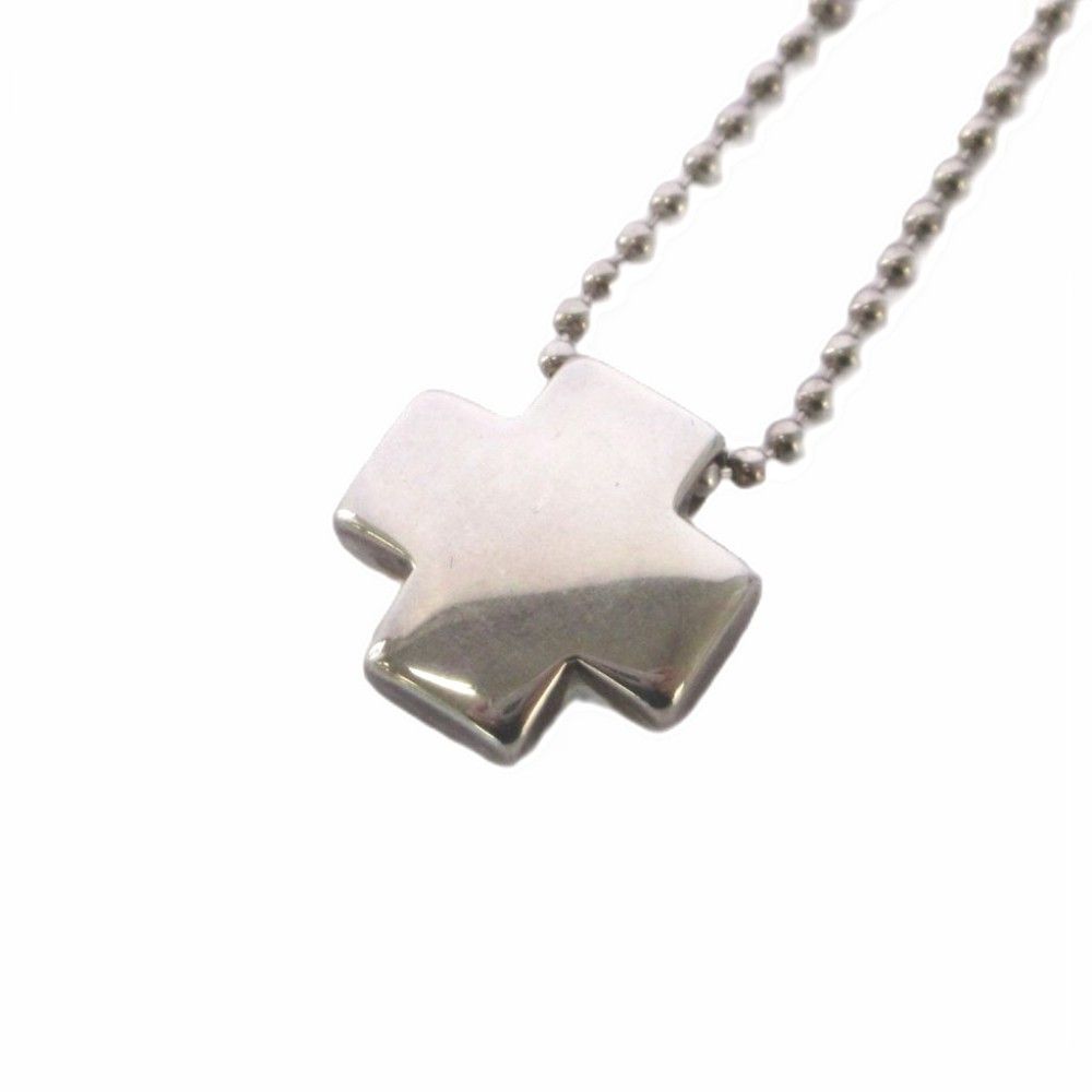 Tiffany & Co Roman Cross Necklace 925 Sterling Silver Color YT — view 5