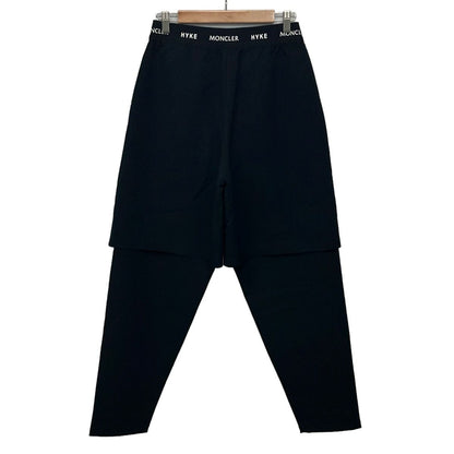Moncler Pants 46 L Black White Full Length Waist Togo Hyke Collaboration — view 2