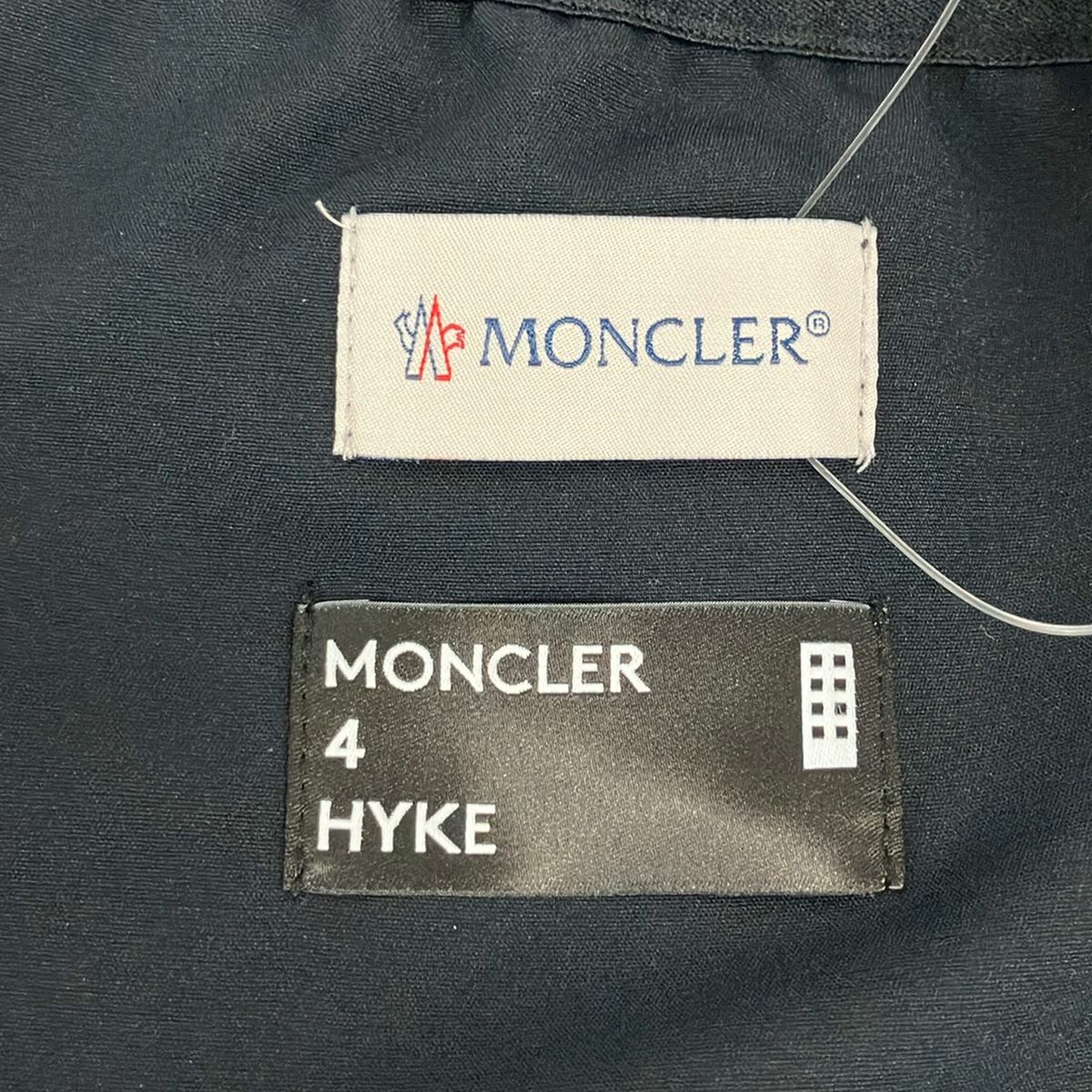 Moncler Pants 46 L Black White Full Length Waist Togo Hyke Collaboration — view 3
