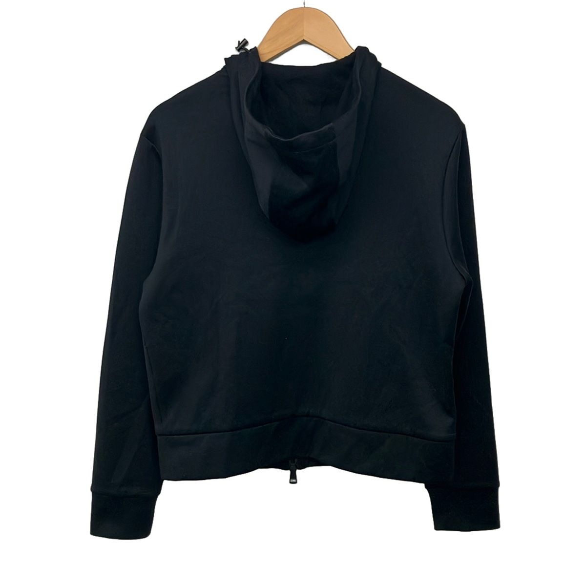 Moncler Hoodie M Maglia Black White Long Sleeve Zip — view 2