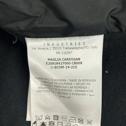 Moncler Hoodie M Maglia Black White Long Sleeve Zip — view 4