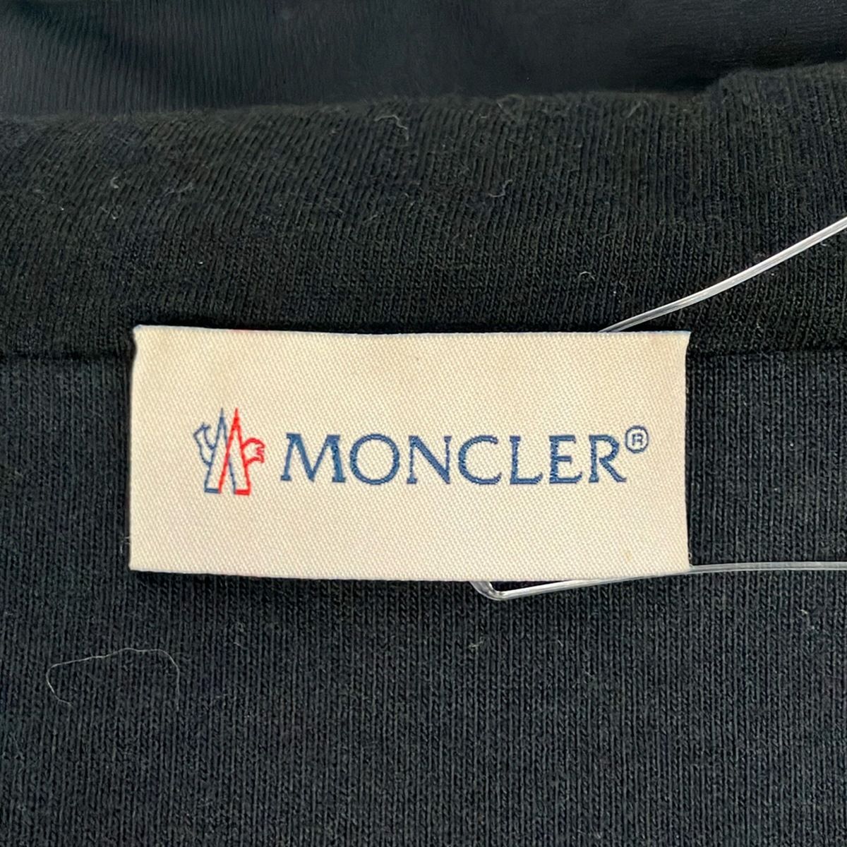 Moncler Hoodie M Maglia Black White Long Sleeve Zip — view 3