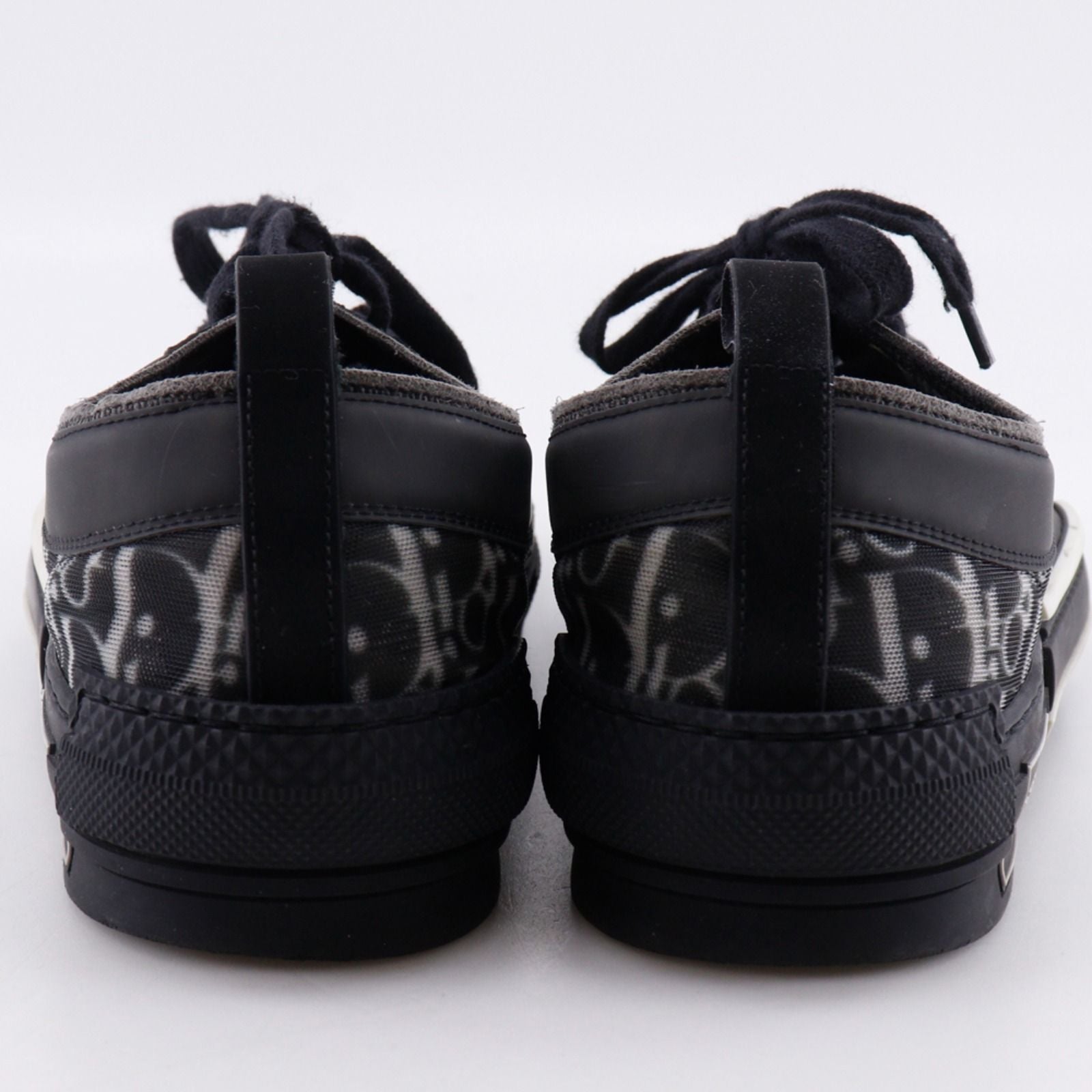 Dior Oblique Nylon Canvas Lava Black Sneakers — view 3