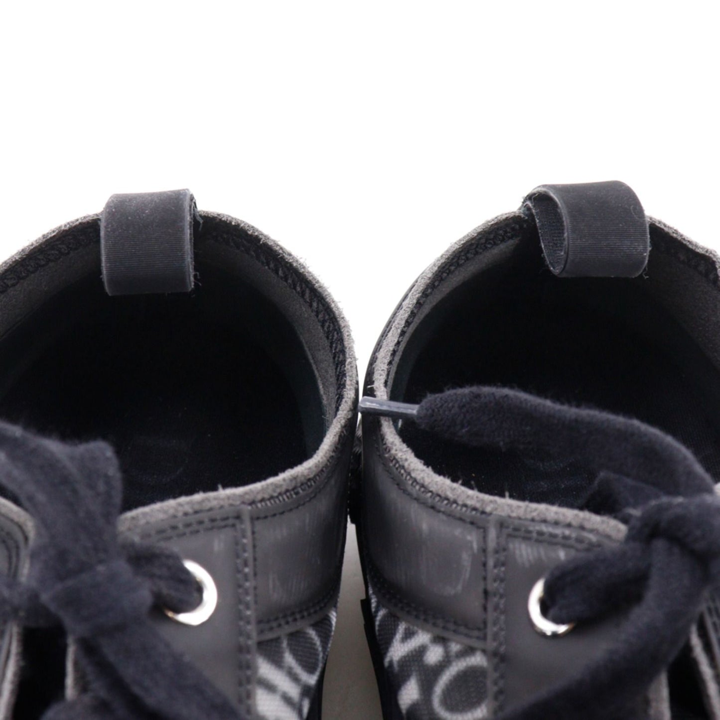 Dior Oblique Nylon Canvas Lava Black Sneakers — view 6