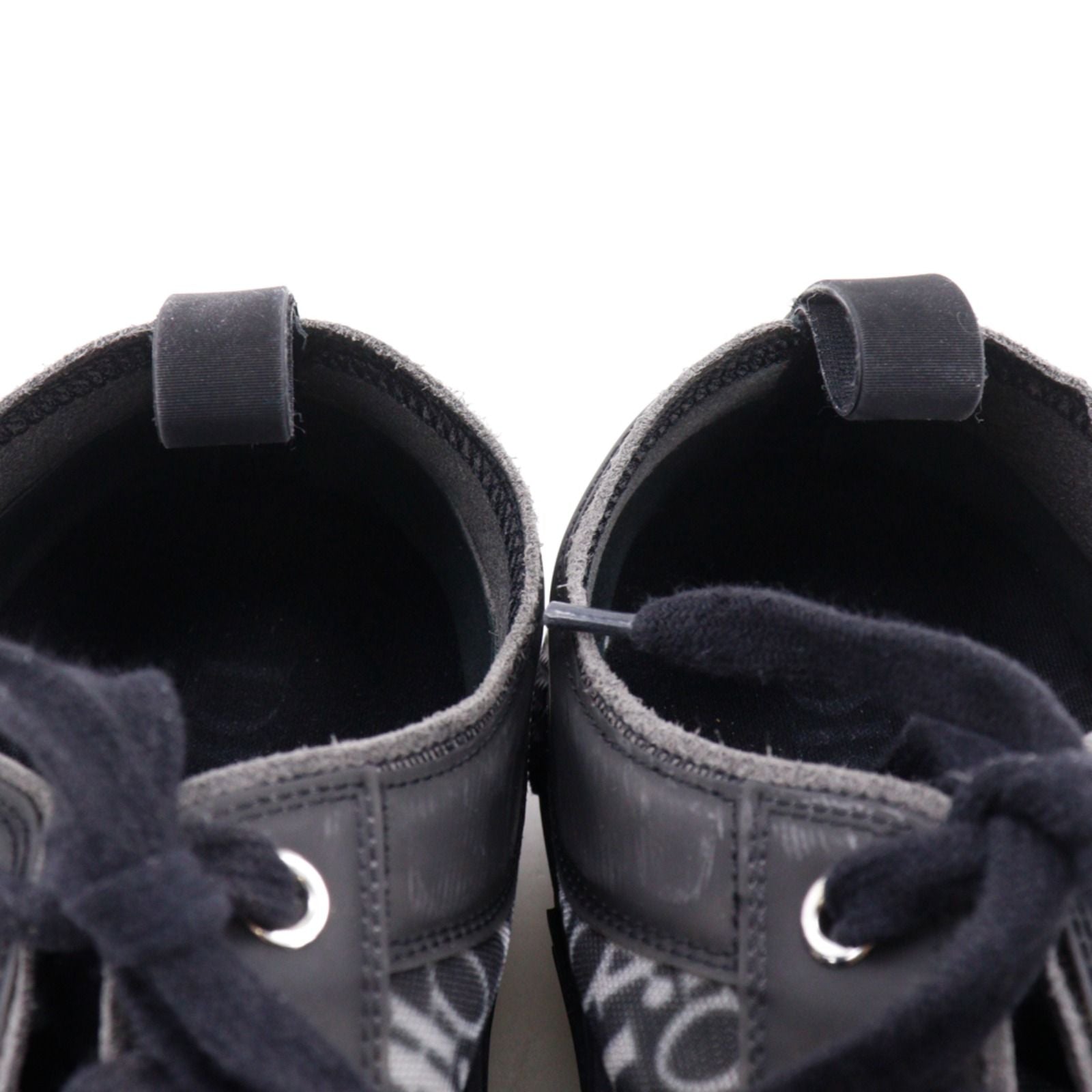 Dior Oblique Nylon Canvas Lava Black Sneakers — view 6