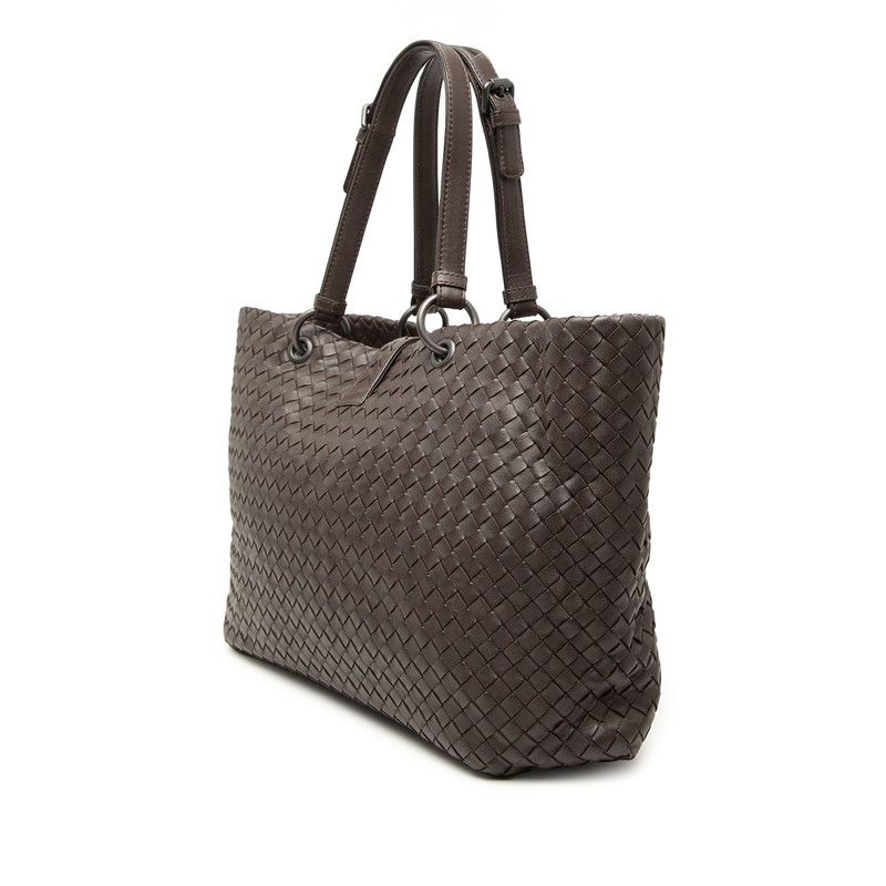 Bottega Veneta Intrecciato Tote Brown Leather — view 2