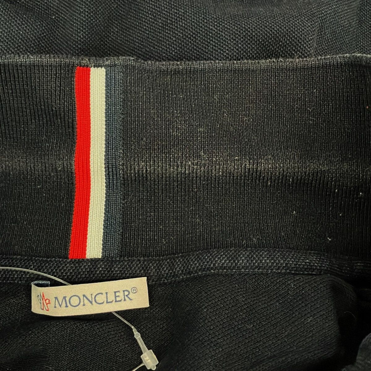 Moncler Short Sleeve Polo Shirt L Maglia Manica Corta Dark Navy — view 7
