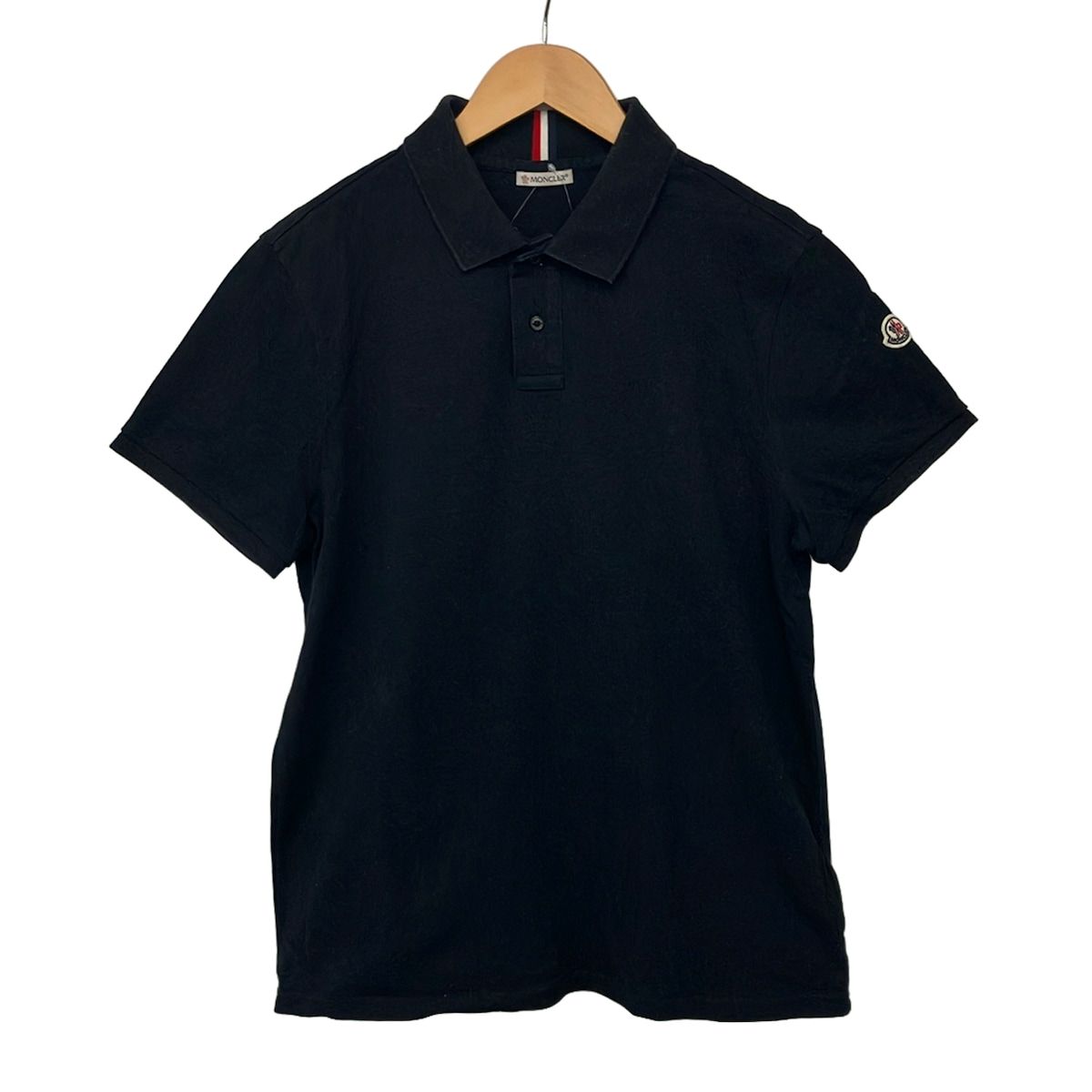 Moncler Short Sleeve Polo Shirt L Maglia Manica Corta Dark Navy
