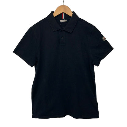 Moncler Short Sleeve Polo Shirt L Maglia Manica Corta Dark Navy