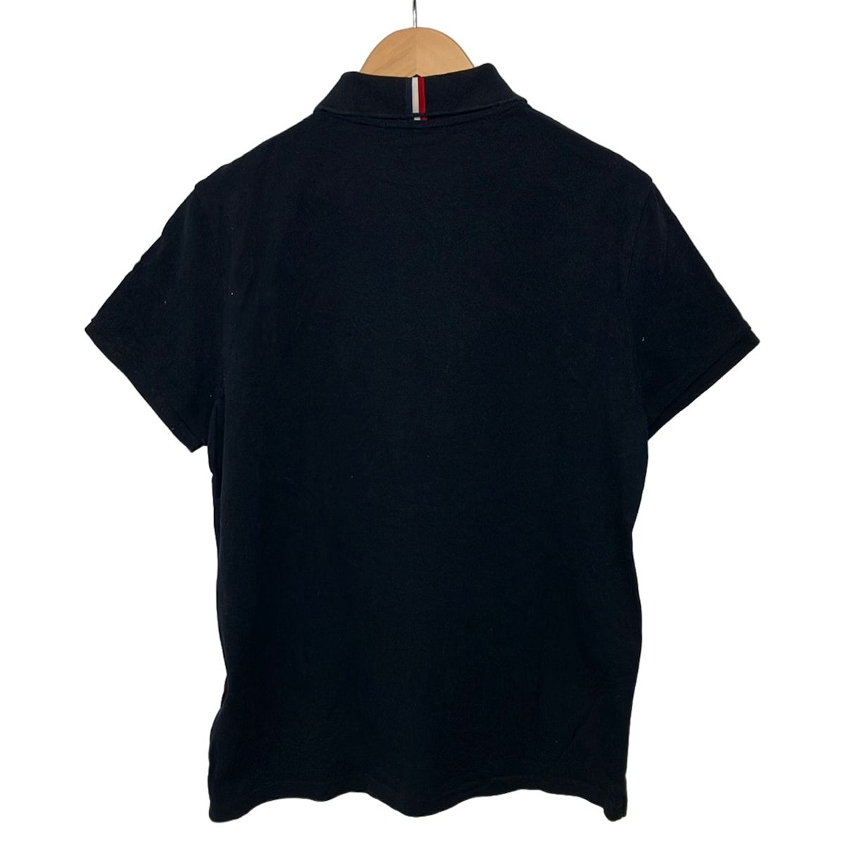 Moncler Short Sleeve Polo Shirt L Maglia Manica Corta Dark Navy — view 2