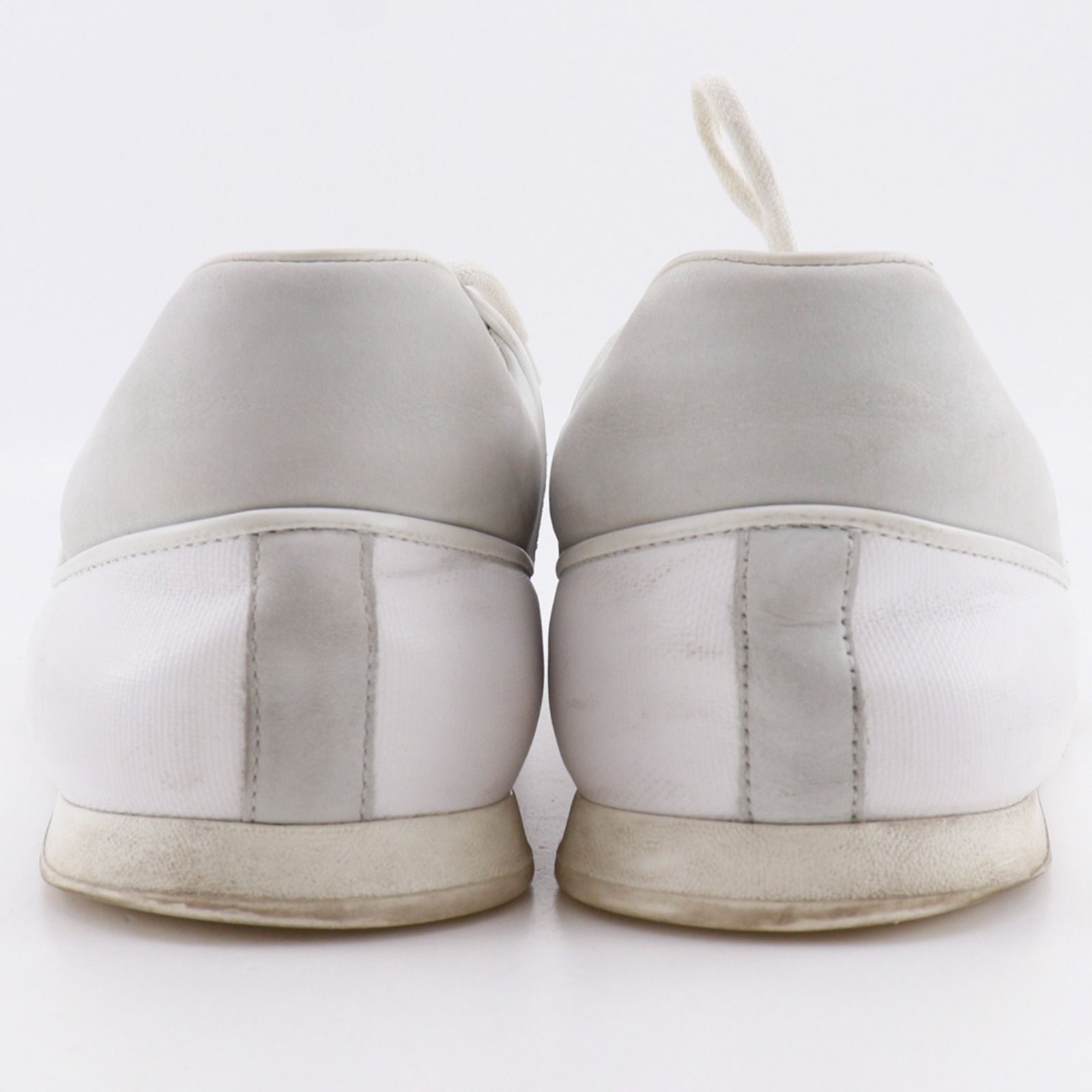 Louis Vuitton Leather White Sneakers — view 3