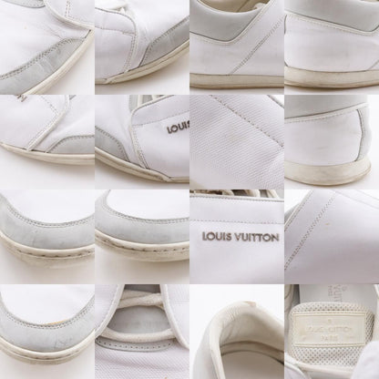Louis Vuitton Leather White Sneakers — view 9