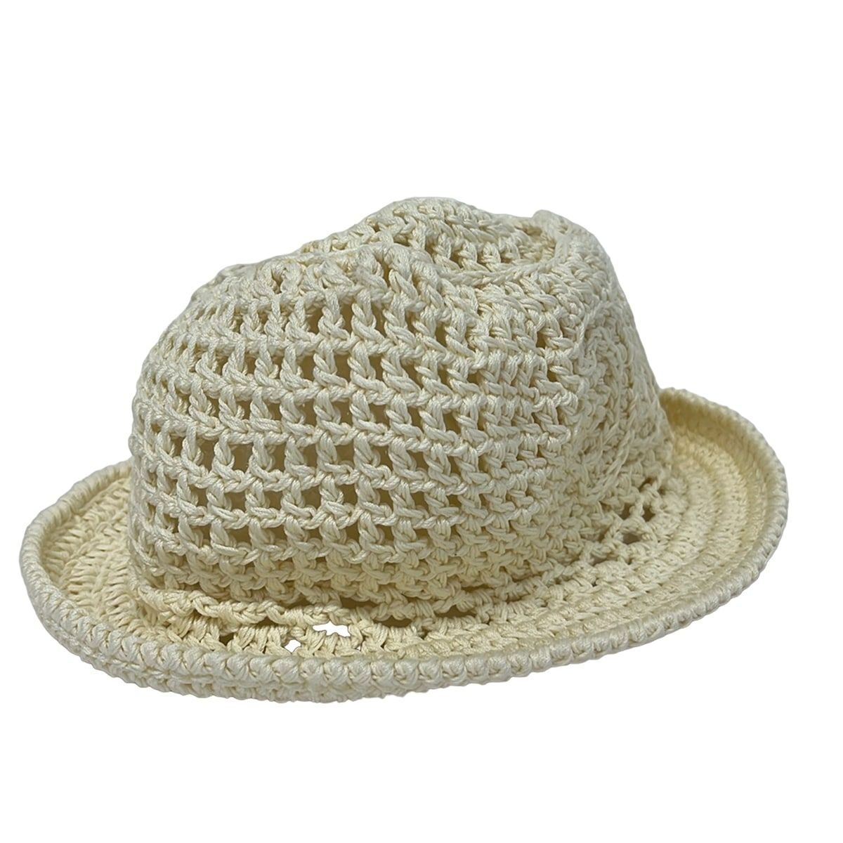 Celine Hat Ivory Cotton