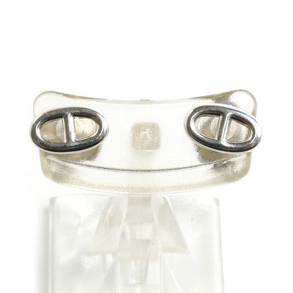 Hermes 925 Sterling Silver Chaine D'ancre Farandole TPM Earrings