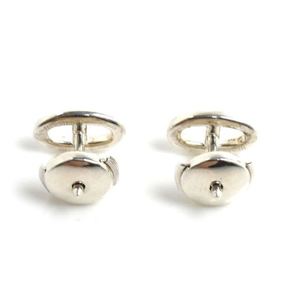Hermes 925 Sterling Silver Chaine D'ancre Farandole TPM Earrings — view 4