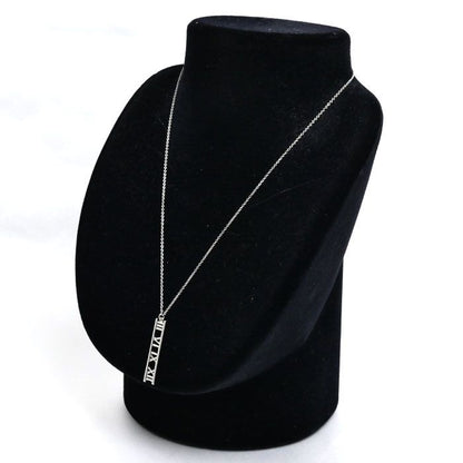 Tiffany & Co 18k White Gold Atlas Open Heart Necklace 41 cm — view 7