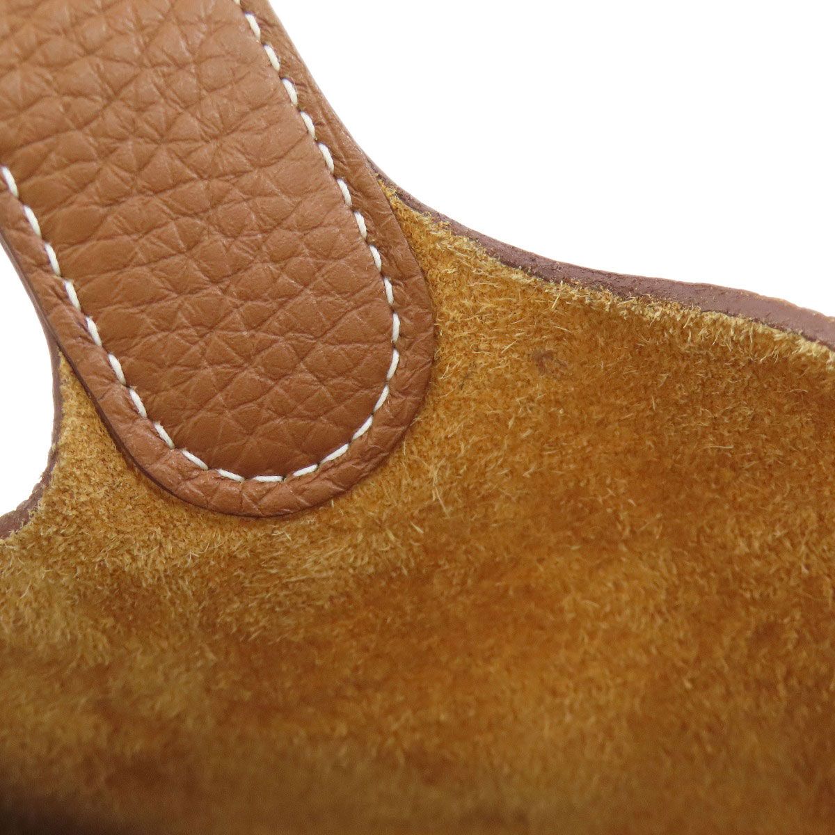 Hermes Picotin Lock Gold Silver Handbag Taurillon — view 9