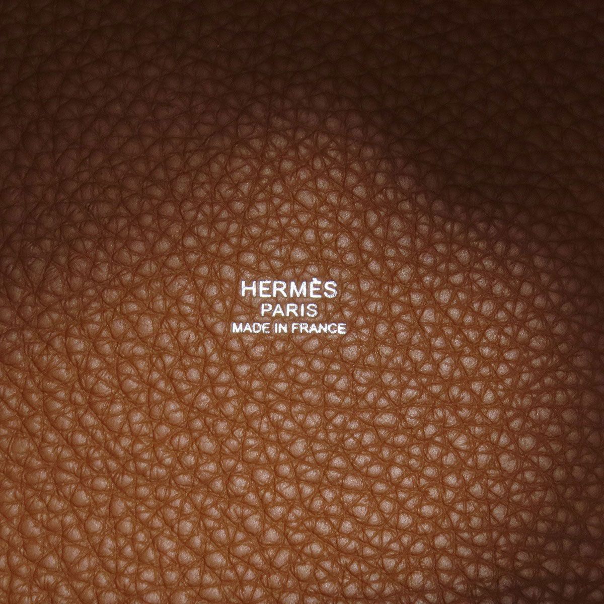 Hermes Picotin Lock Gold Silver Handbag Taurillon — view 6