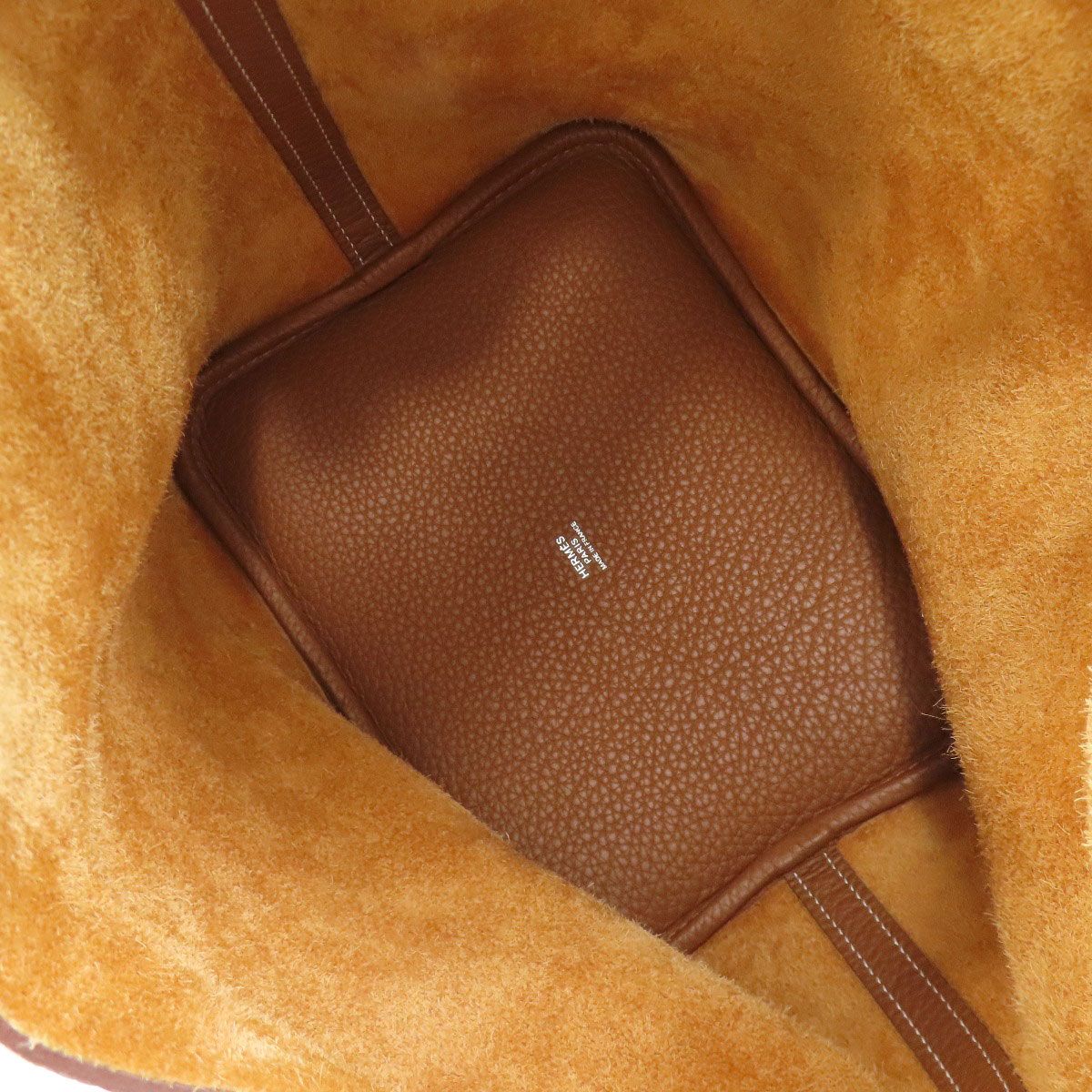 Hermes Picotin Lock Gold Silver Handbag Taurillon — view 5