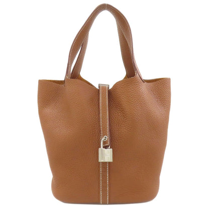 Hermes Picotin Lock Gold Silver Handbag Taurillon