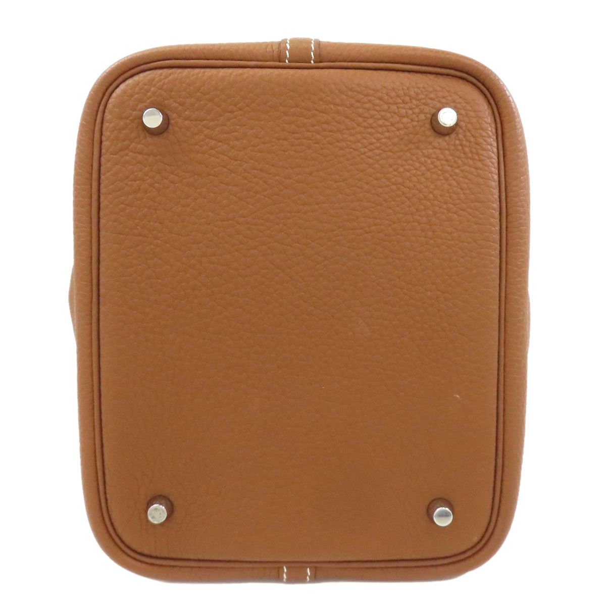 Hermes Picotin Lock Gold Silver Handbag Taurillon — view 4