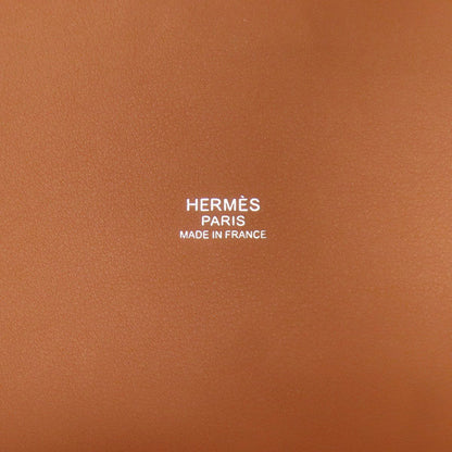 Hermes Picotin Lock PM Couverture Silver Handbag Toile Ash Swift — view 6