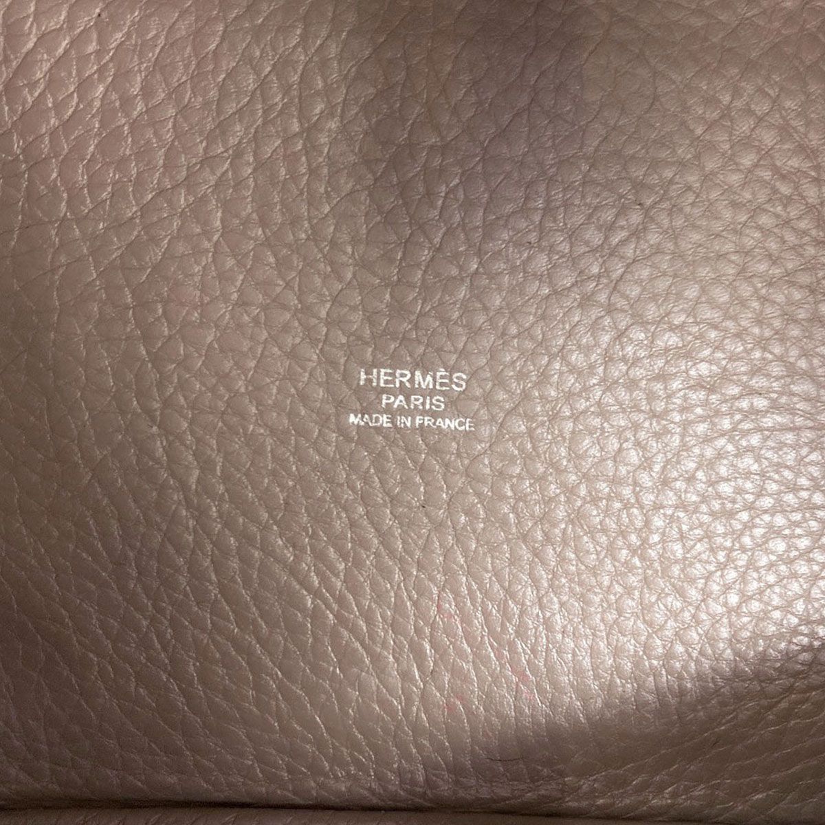 Hermes Picotin PM Tourtier Gray Silver Handbag Chevre — view 6