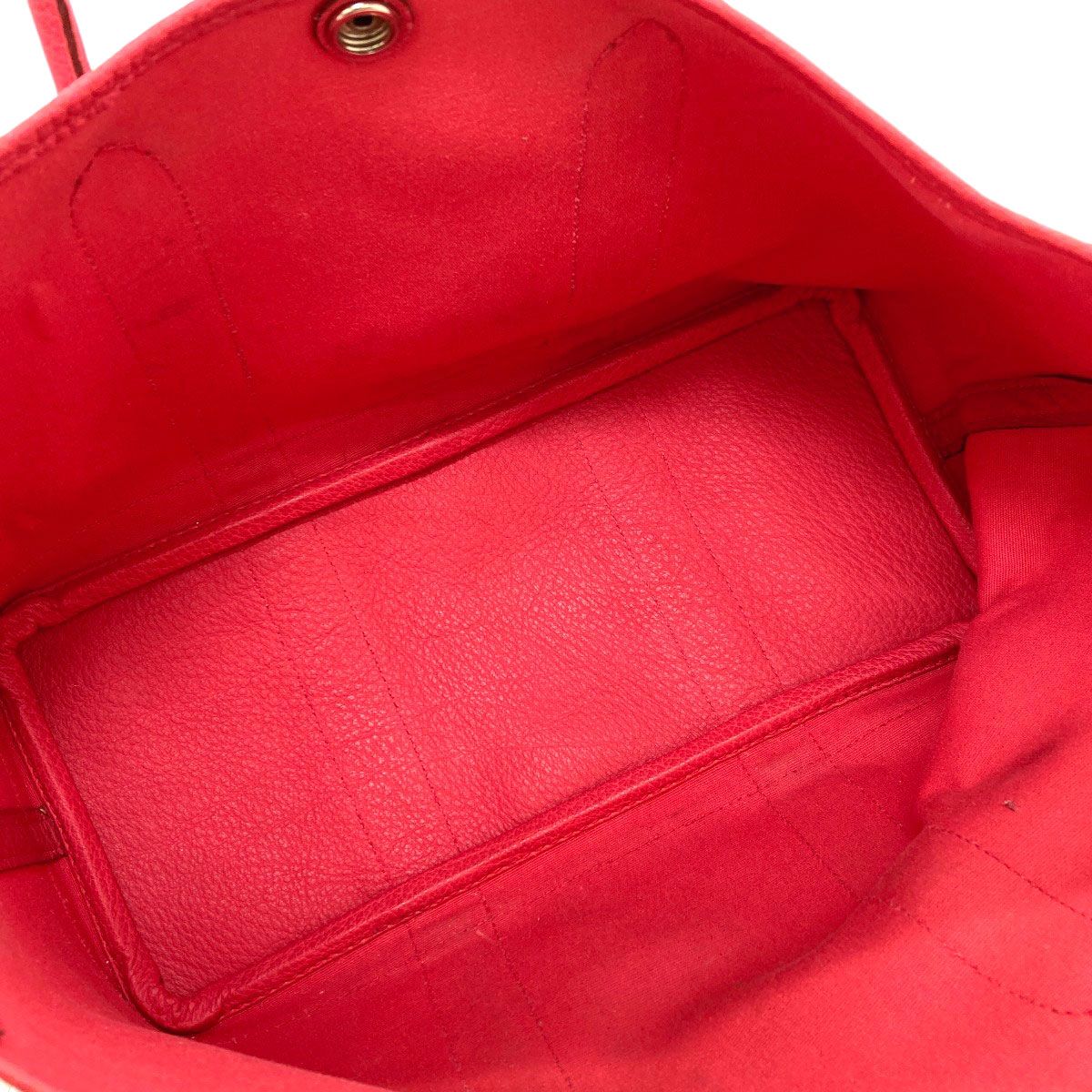 Hermes Garden Party TPM Silver Handbag Toile Officier — view 5