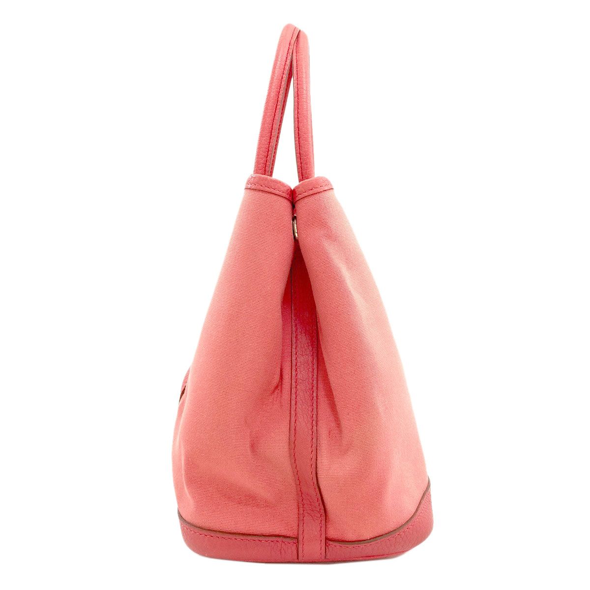 Hermes Garden Party TPM Silver Handbag Toile Officier — view 3