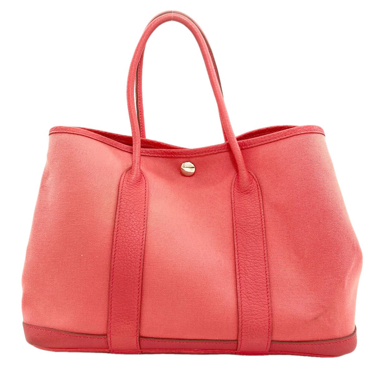Hermes Garden Party TPM Silver Handbag Toile Officier — view 2