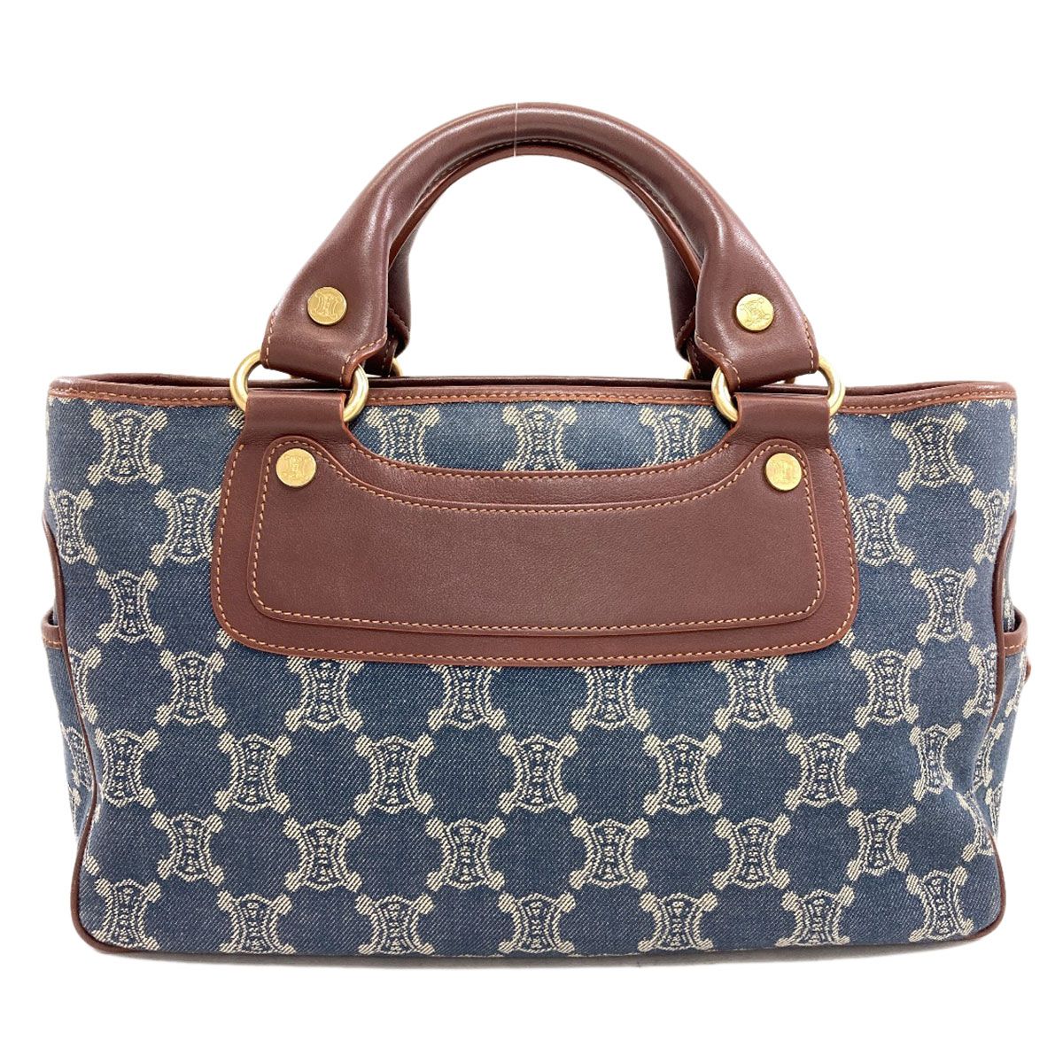 Celine Boogie Bag Handbag Denim Leather