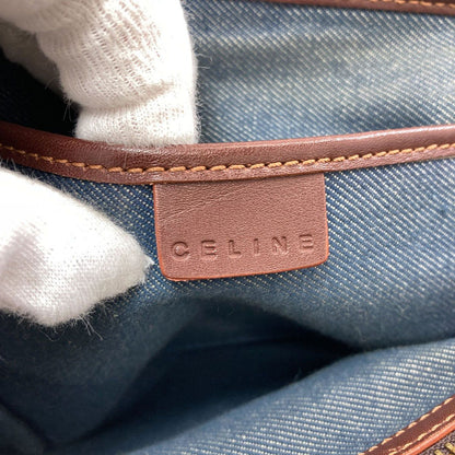 Celine Boogie Bag Handbag Denim Leather — view 6