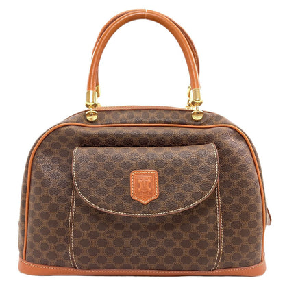 Celine Macadam Handbag Leather