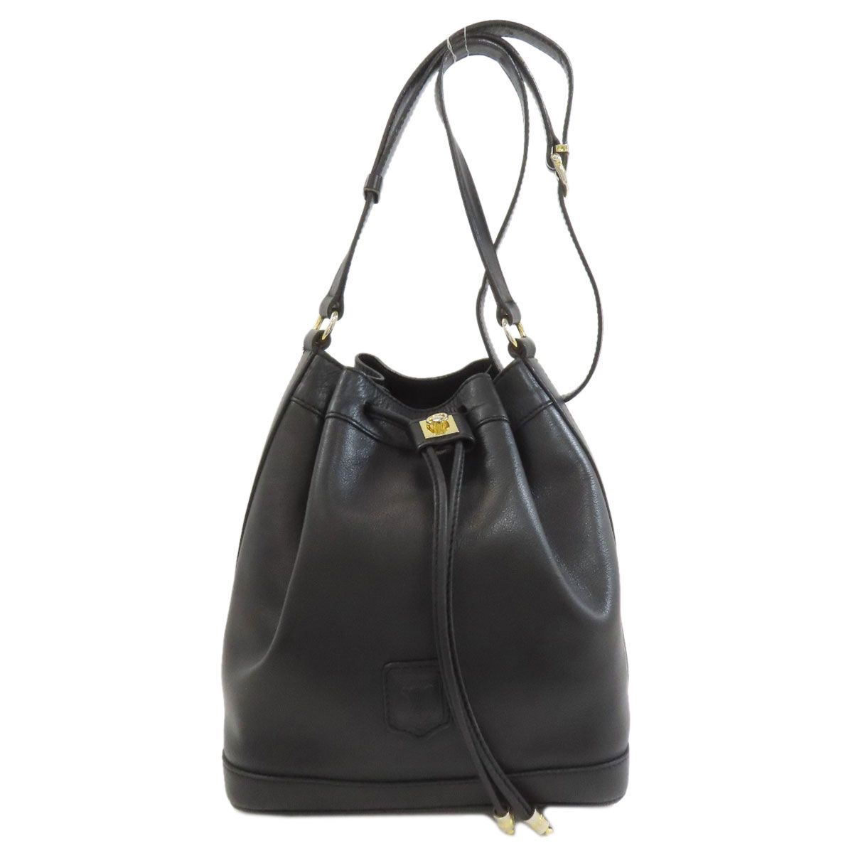 Celine Drawstring Shoulder Bag Leather