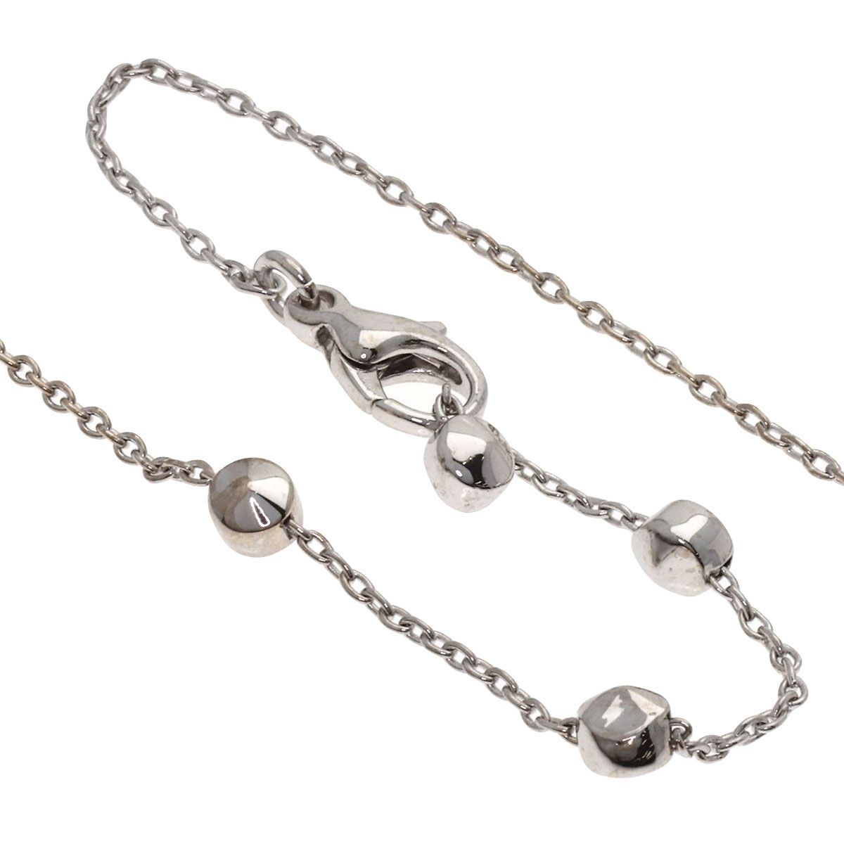 Bvlgari Lucia Latin Cross Diamond Necklace 18k White Gold — view 3