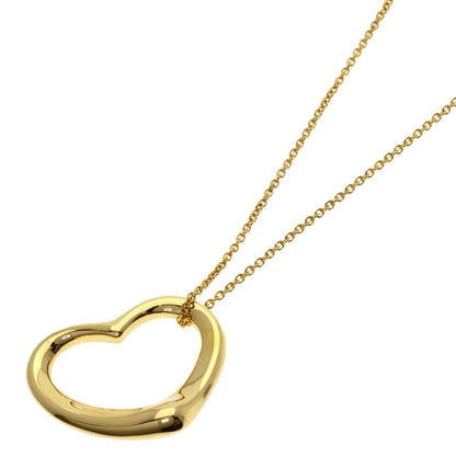 Tiffany & Co Open Heart Necklace 18k Yellow Gold