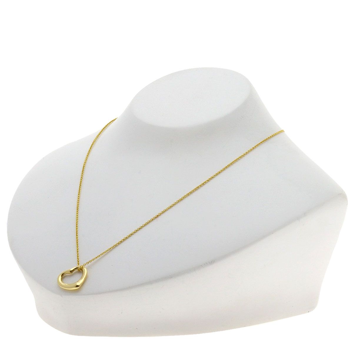 Tiffany & Co Open Heart Necklace 18k Yellow Gold — view 4