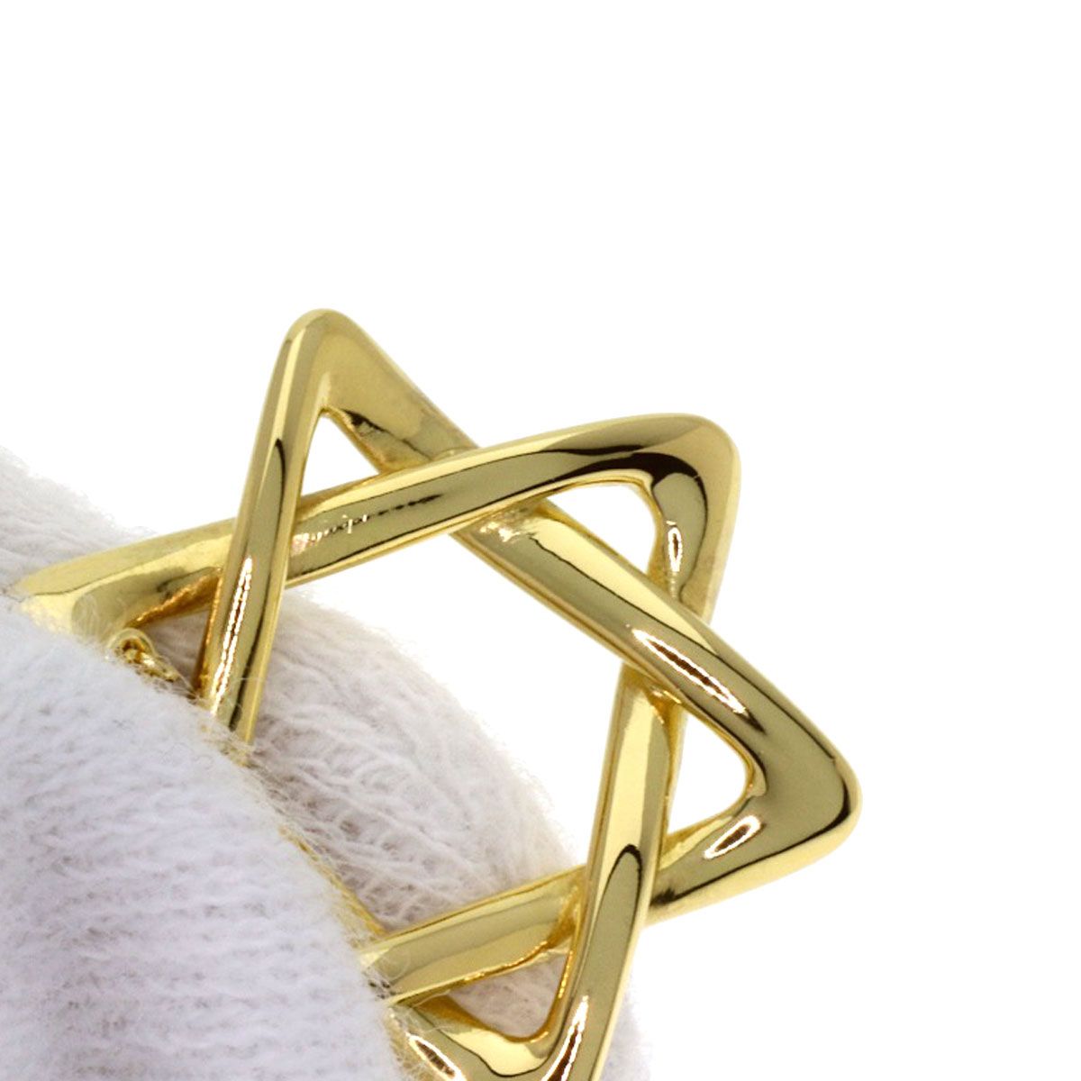 Tiffany & Co Star of David Necklace 18k Yellow Gold — view 5