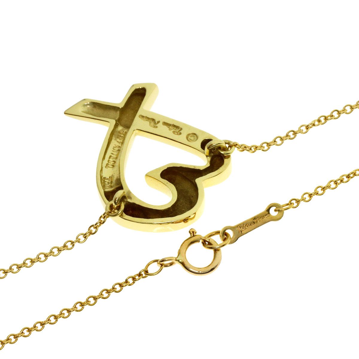 Tiffany & Co Loving Heart Necklace 18k Yellow Gold — view 2